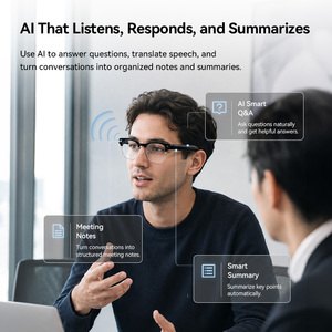 Comfortable Daily Commuting Open Ear Audio AI Glasses