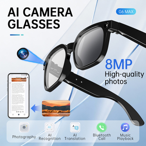 Dual AI Engine Smart Glasses with 20 Language Real Time Translation and Voice Assistant for Business Meetings Use