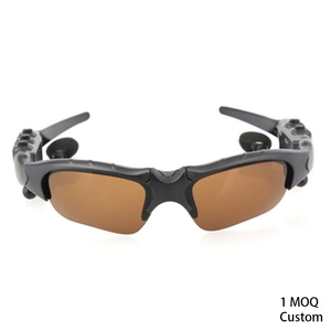 Outdoor Portable Wireless Headset Glasses, Sports Polarized MP3 Sunglasses, UV Protection, Custom Logo, 1pc Min
