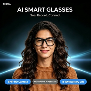Premium AI Smart Glasses 8-10H Music Ergonomic Design
