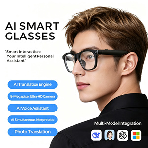 Premium AI Smart Glasses with Photo Translation Video Recording 8MP Camera
