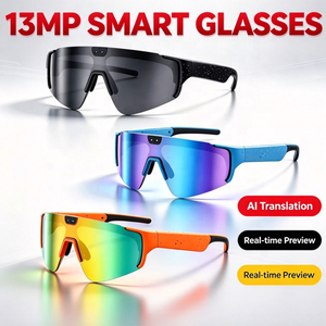 Custom AI Smart Glasses with 13MP Camera Charging Powerbank