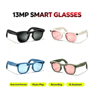 AI Smart Glasses 1300W HD Camera WIFI Transfer ChatGPT Gesture Control AI Translation Photography Meta Glass