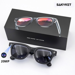 SANVNET SNT VERVE Smart AI Glasses with 20MP Camera Video Recording Outdoor Sunglasses Bone Conduction Microphone Smart Eyewear
