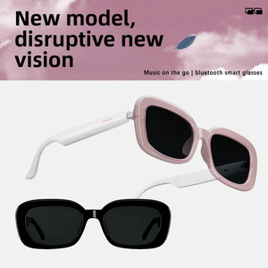 Wholesale Smart Glasses E13-F1 Waterproof IP54 Outdoor With Wireless Music Player Mic AI Voice Assistant Touch Control PC Frame