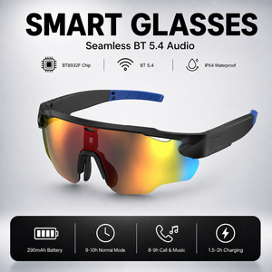 IPX4 Waterproof BT 5.4 Audio Smart Glasses